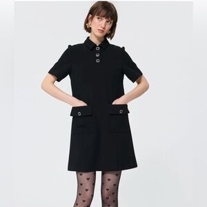 Tara Jarmon Roxanne Black Dress - NWT!